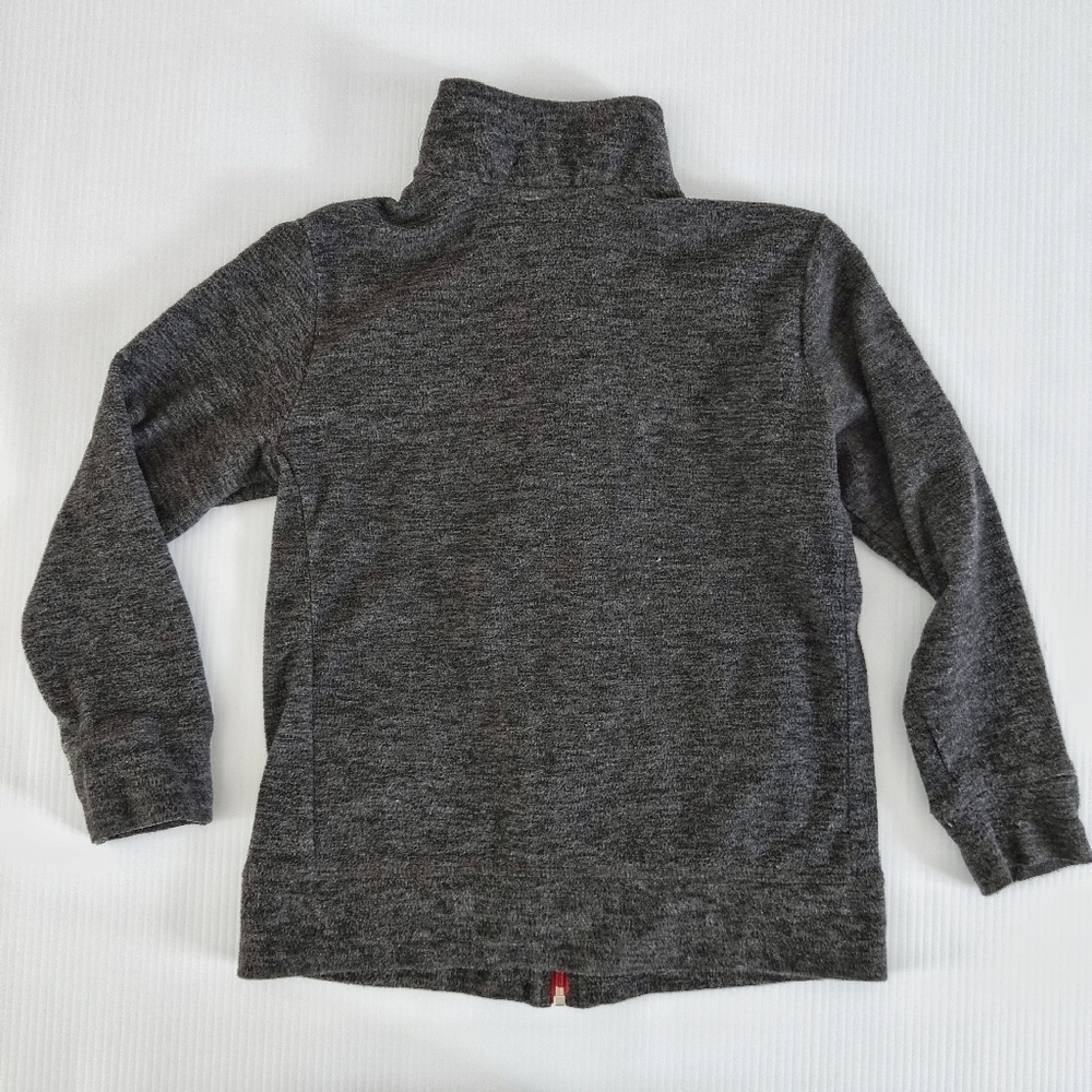 Puma Zip Up Fleece High Neck Sweater Grey M - Picture 5 of 5